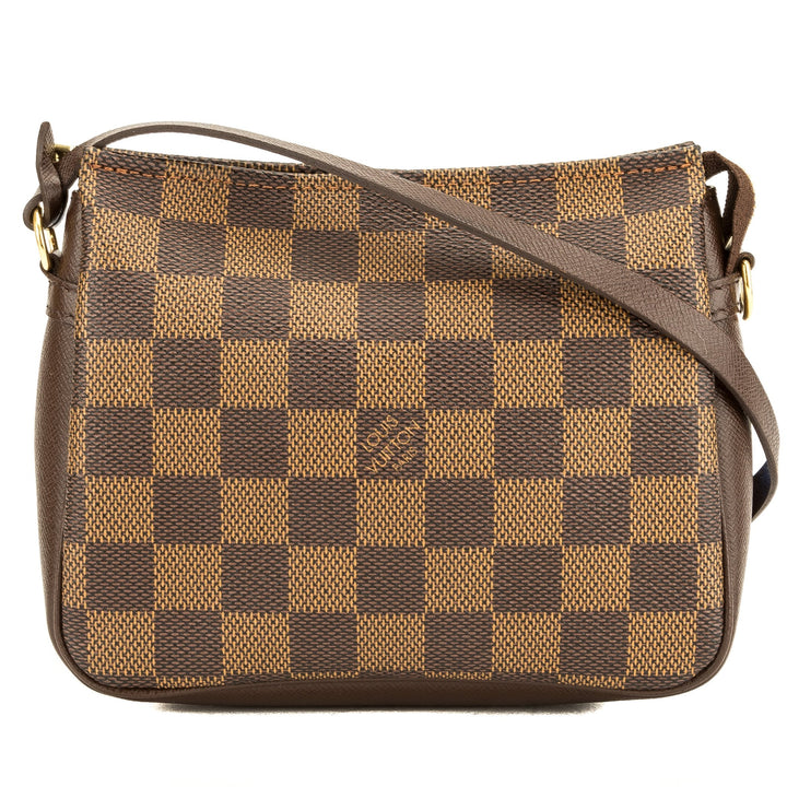L*V Damier Ebene Canvas Trousse Cosmetic Tote Bag (Pre Owned)