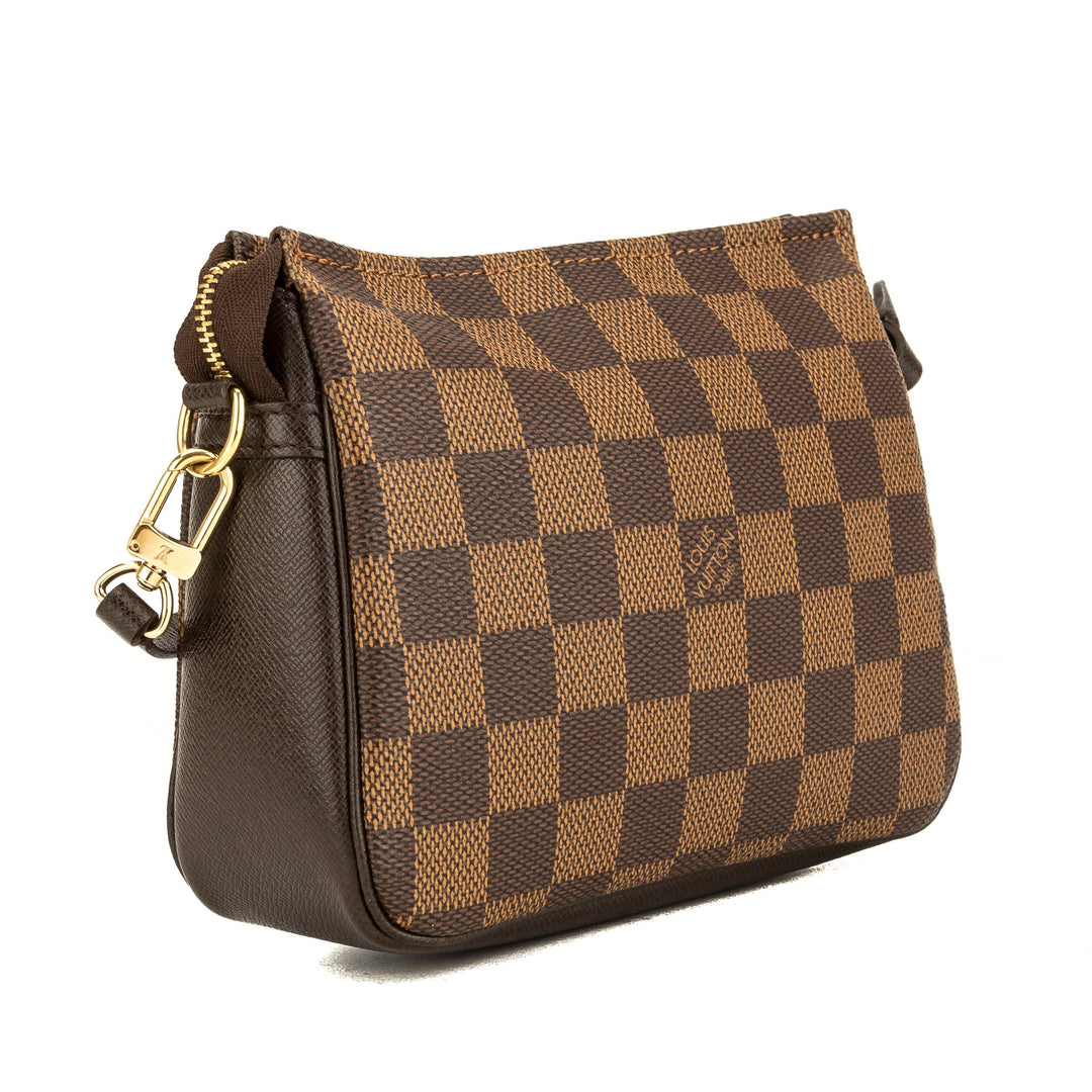 L*V Damier Ebene Trousse Cosmetic Tote (3938012)