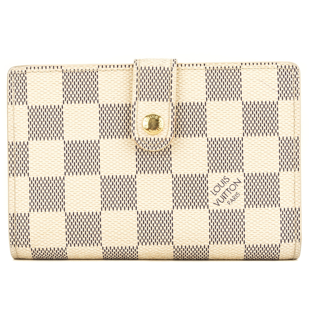 L*V Damier Azur Porte-Monnaie Viennois Wallet (3963003)