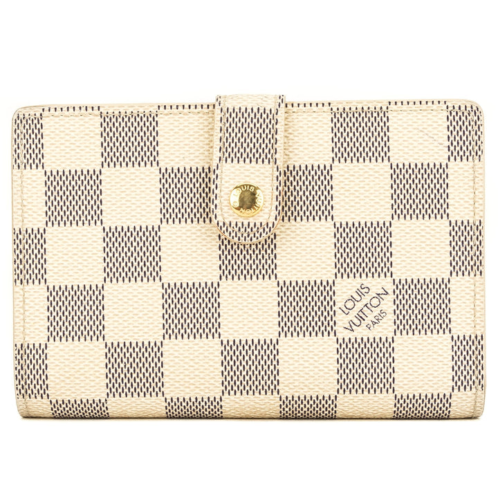 L*V Damier Azur Porte-Monnaie Viennois Wallet (3963003)