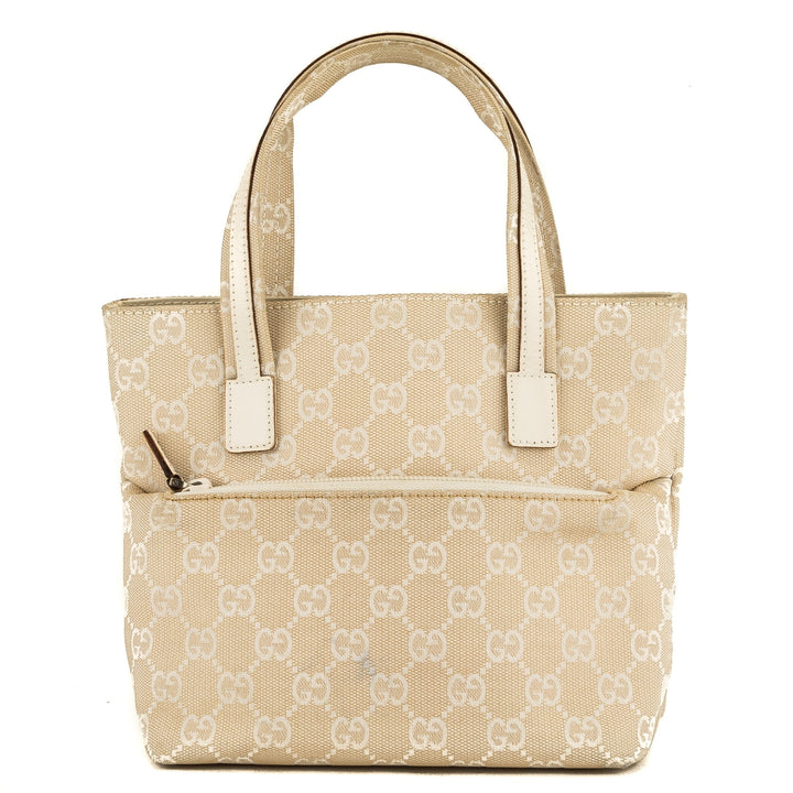 G*G Creme GG Monogram Mini Tote (3970014)
