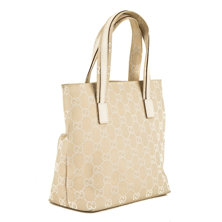 G*G Creme GG Monogram Mini Tote (3970014)