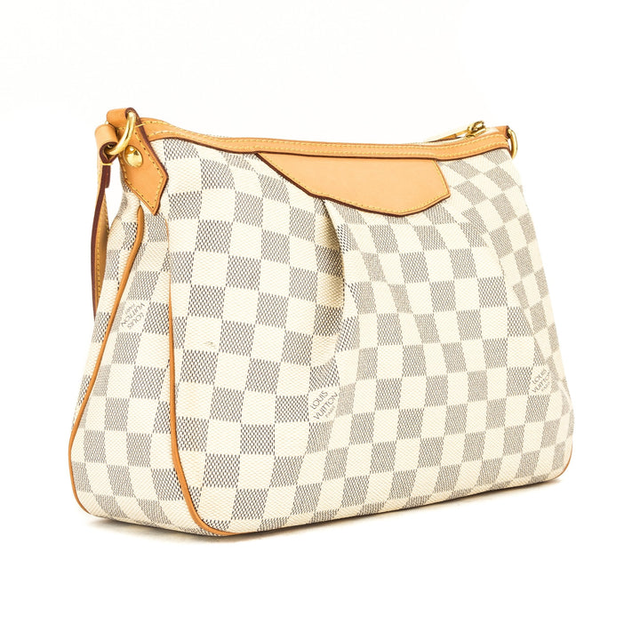 L*V Damier Azur Siracusa PM (3999015)