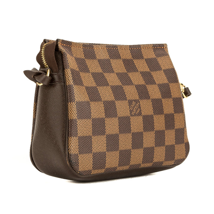 L*V Damier Ebene Trousse Cosmetic Tote (4015006)