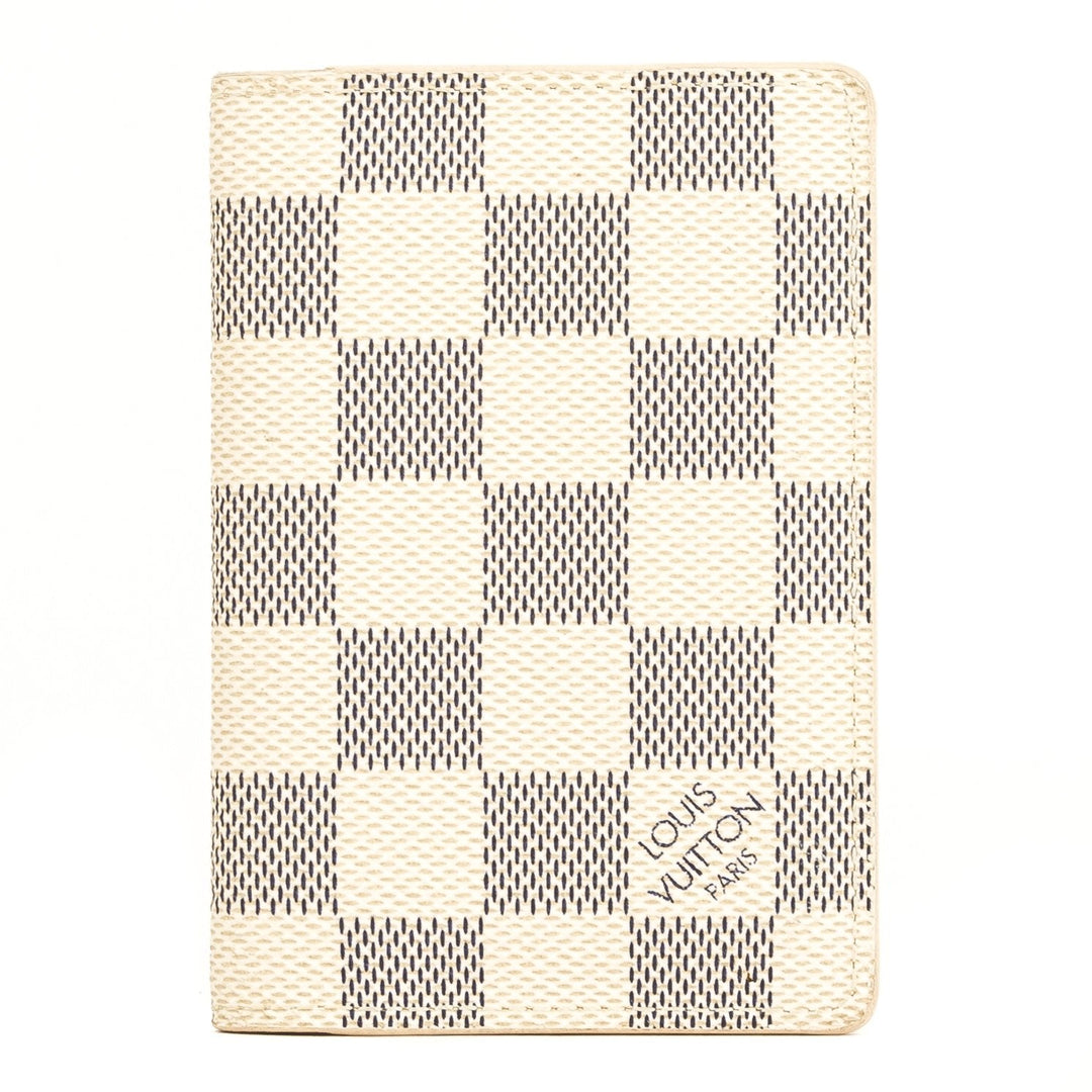 L*V Damier Azur Pocket Organiser (4015010)