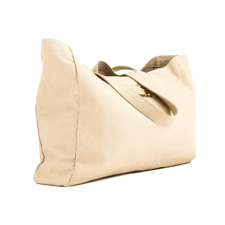 L*V Ecru Canvas Love Tote GM (4024012)