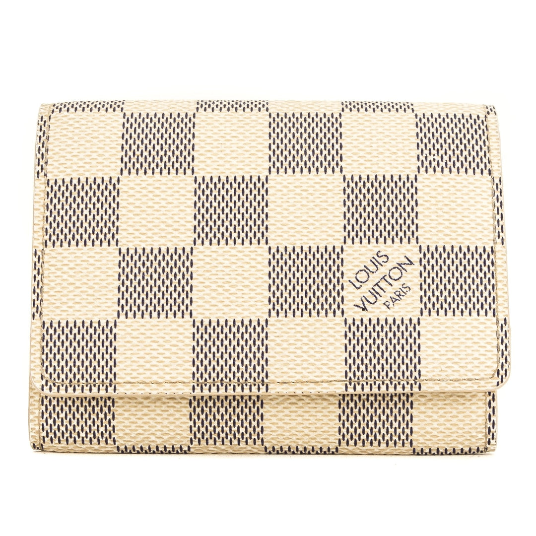 L*V Damier Azur Business Card Holder (4027012)