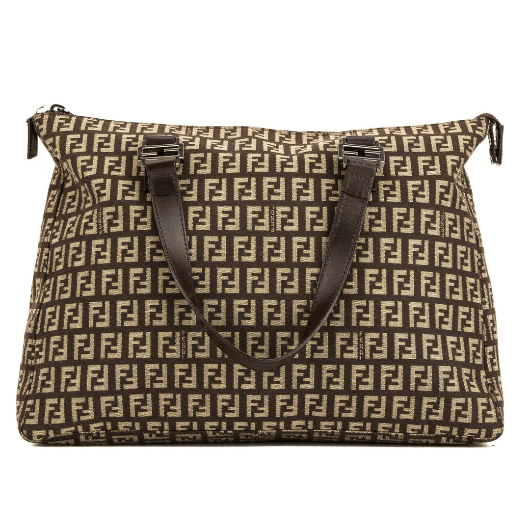 Fendi Brown Zuccino Shopping Tote (4039013)