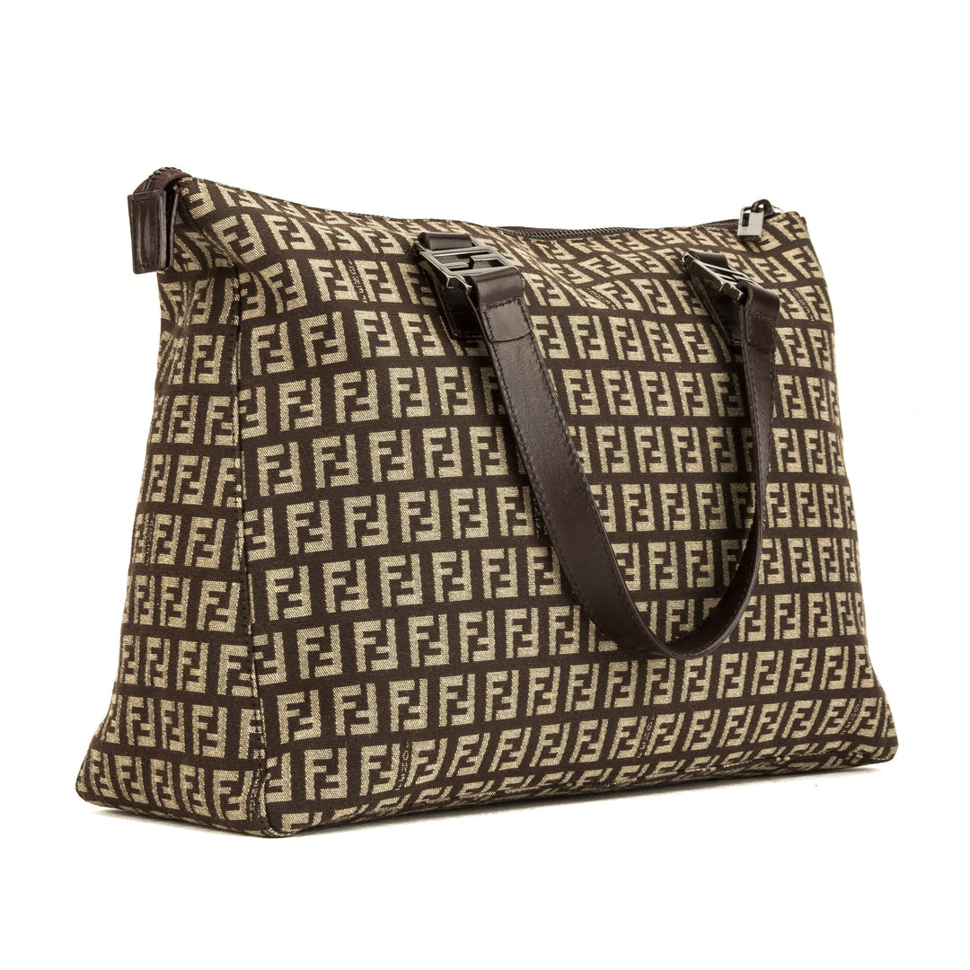 Fendi Brown Zuccino Shopping Tote (4039013)