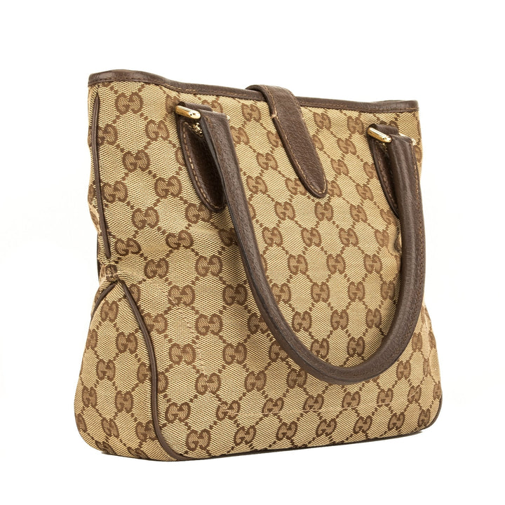 G*G Beige GG Monogram Tote (4046014)