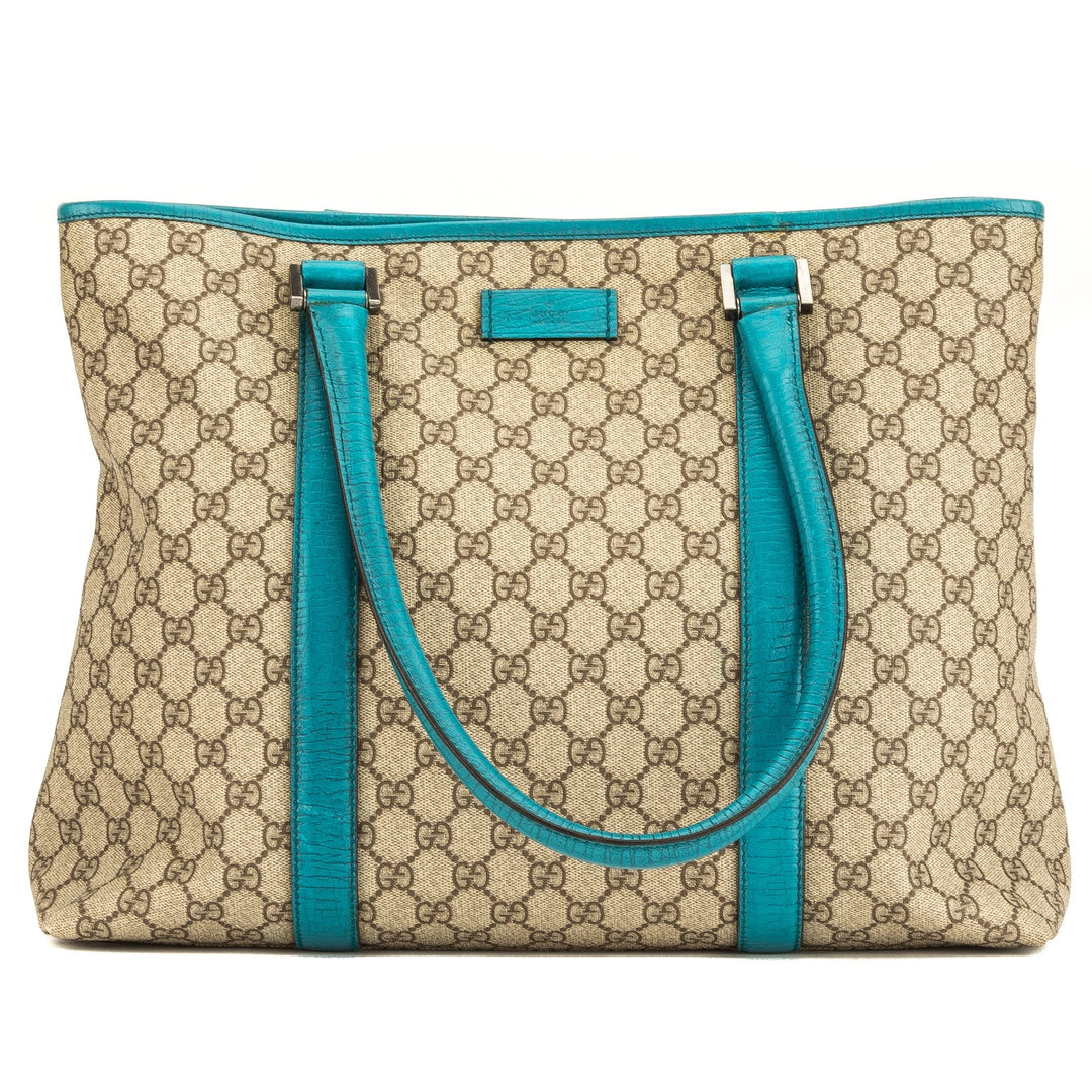 G*G Turquoise GG Supreme Tote (4049008)