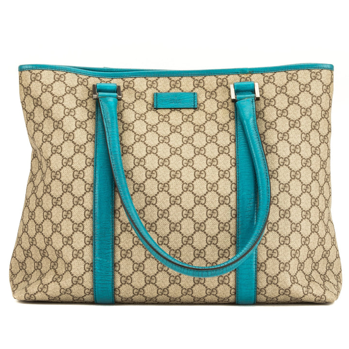 G*G Turquoise GG Supreme Tote (4049008)