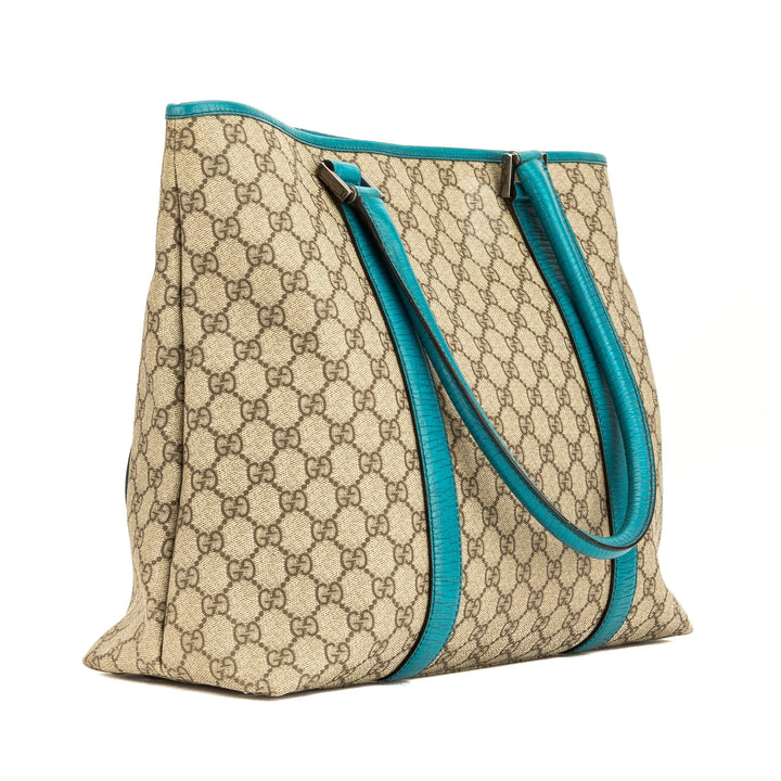 G*G Turquoise GG Supreme Tote (4049008)