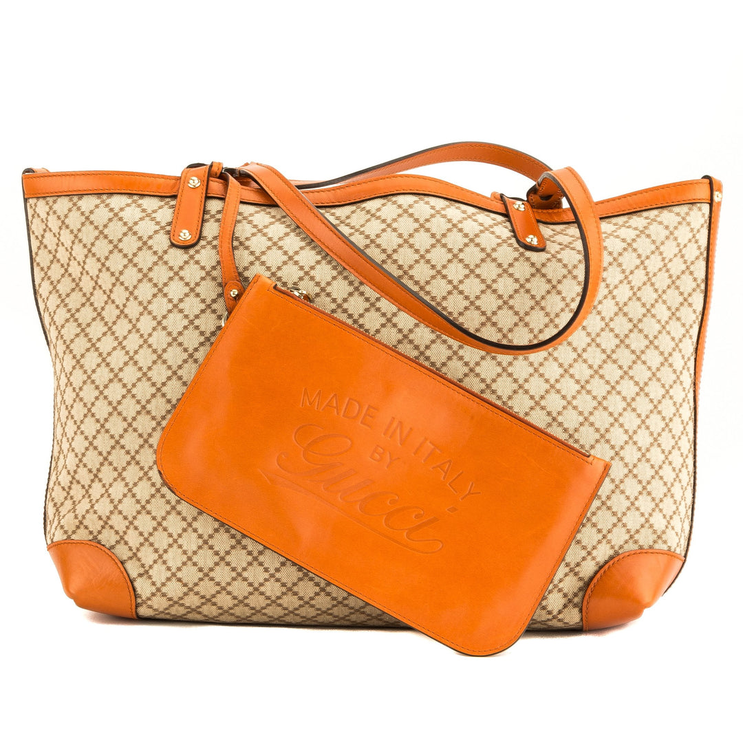G*G Orange Diamante Tote (4049011)