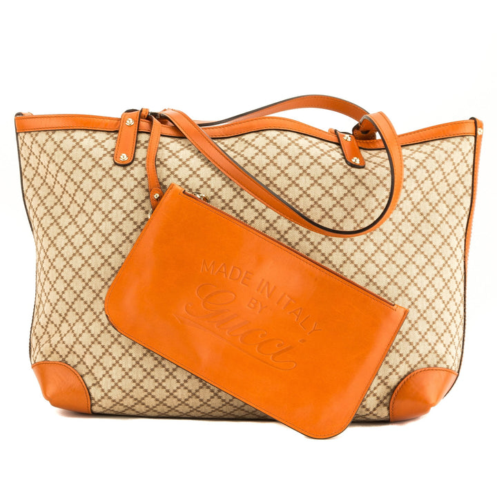 G*G Orange Diamante Tote (4049011)