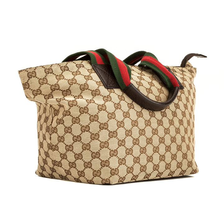 G*G GG Monogram Small Web Tote (4049013)