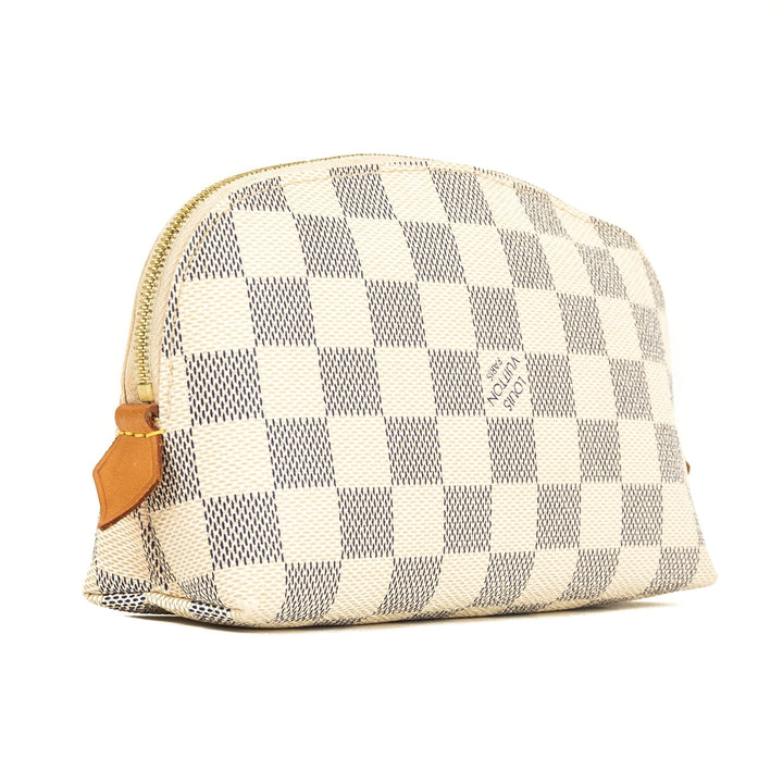 L*V Damier Azur Pochette Cosmetic Pouch (4054021)