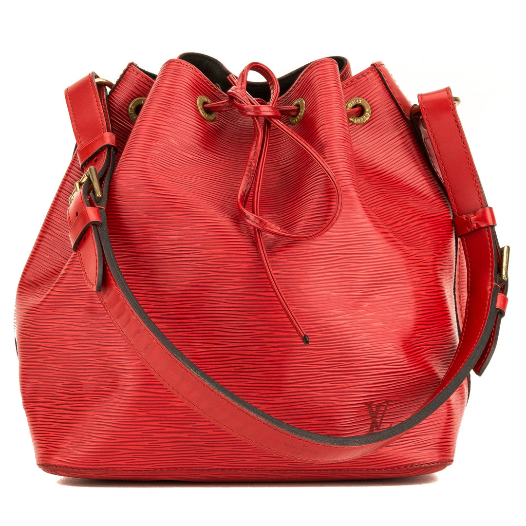 L*V Castilian Red Epi Noe Petit Bag (4072025)