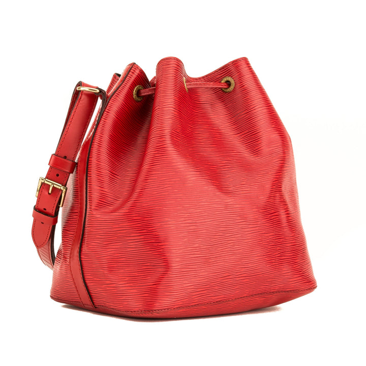 L*V Castilian Red Epi Noe Petit Bag (4072025)