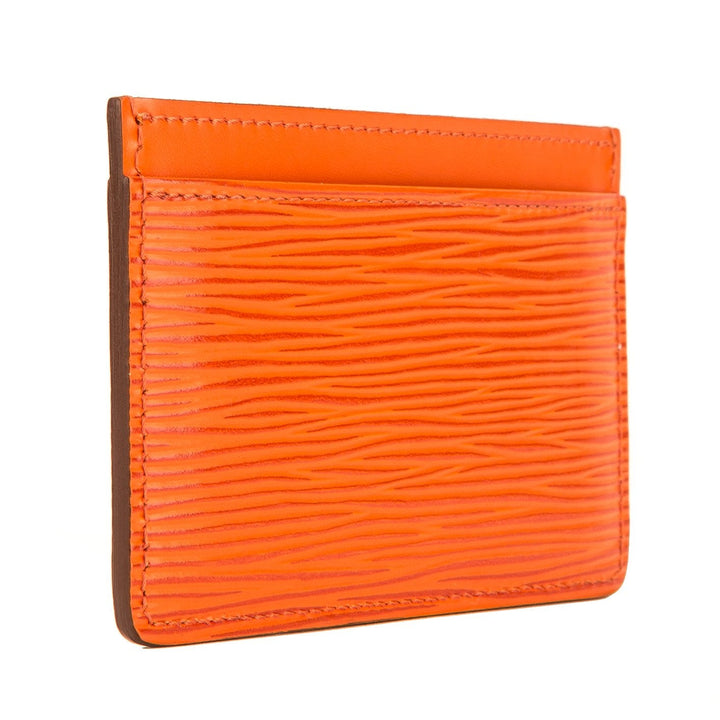 L*V Orange Epi Simple Card Holder (4087001)