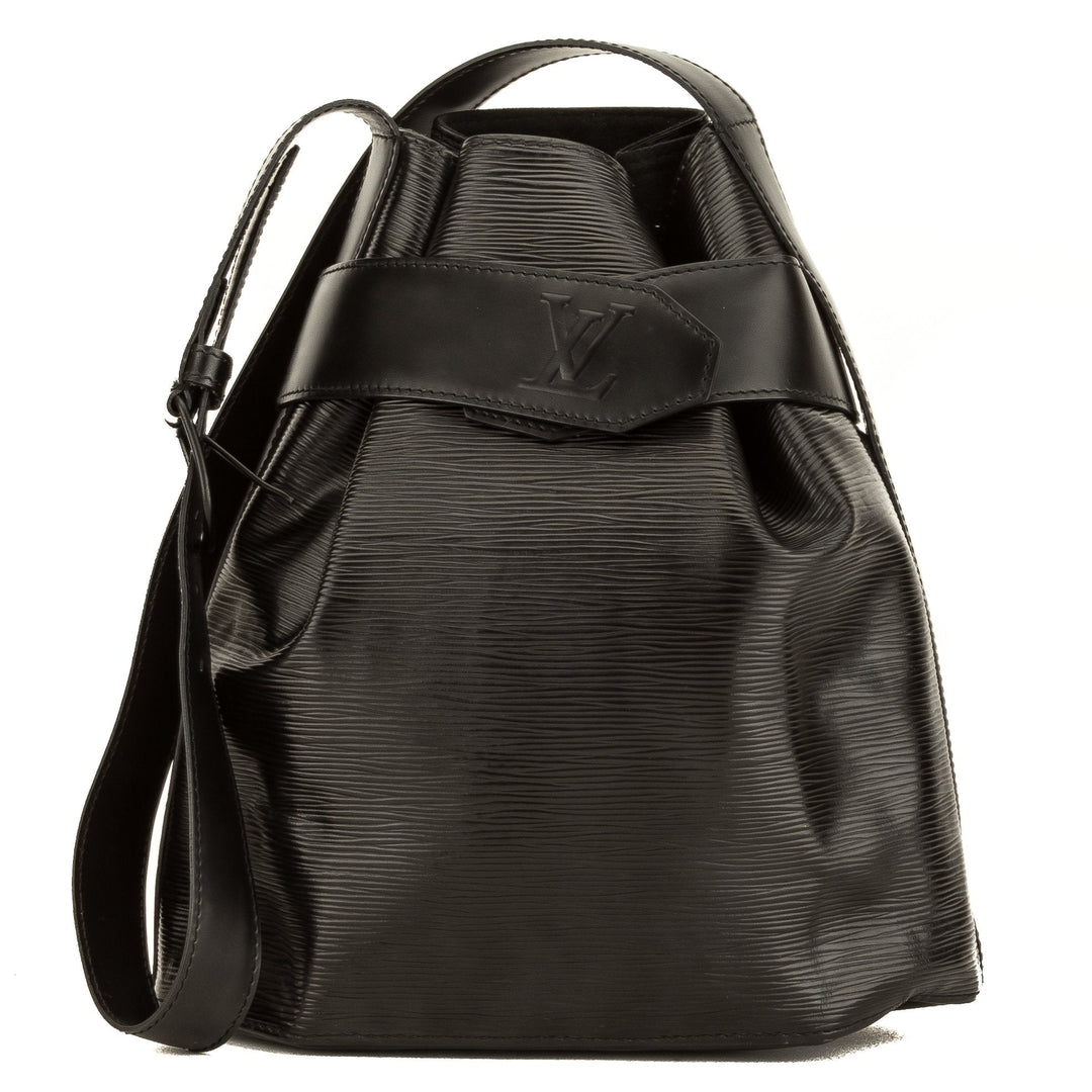 L*V Noir Epi Sac D'Epaule PM (4087010)