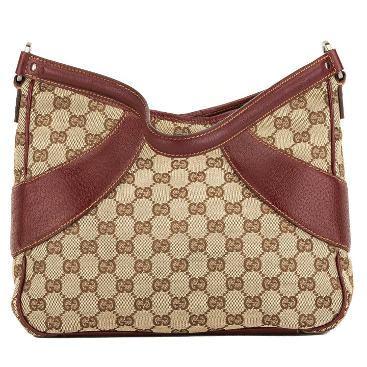 G*G Burgundy GG Monogram Tote Bag (4092017)