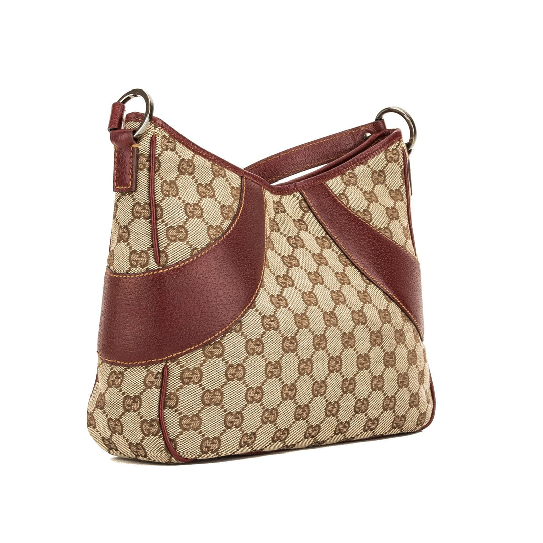 G*G Burgundy GG Monogram Tote Bag (4092017)