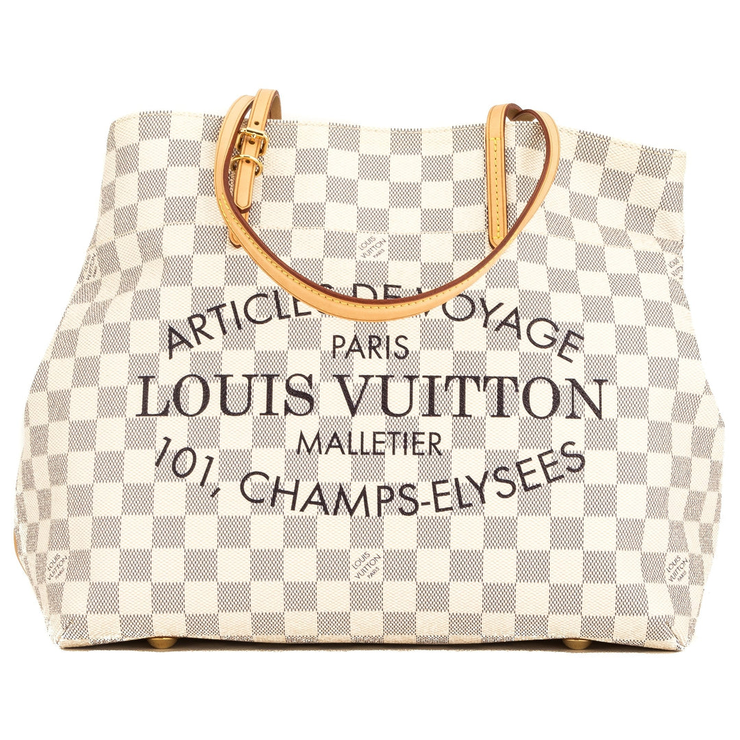 L*V Damier Azur Cabas MM Bag (4094022)