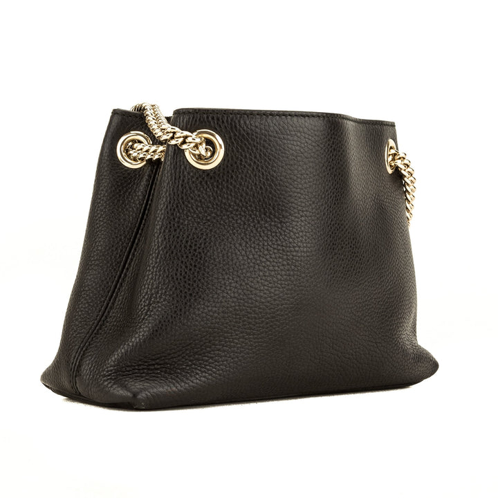 G*G Black Soho Chain Mini Tote (4150024)