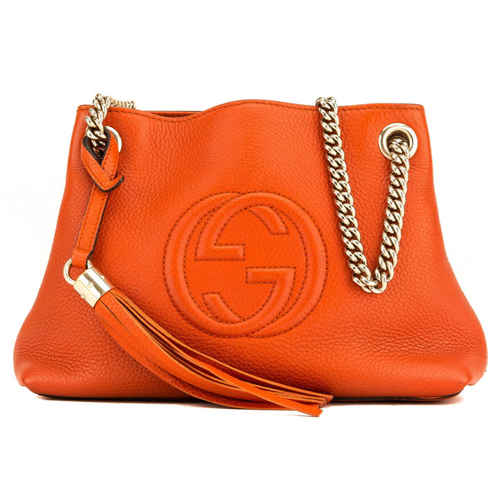 G*G Orange Soho Chain Mini Tote (4150025)