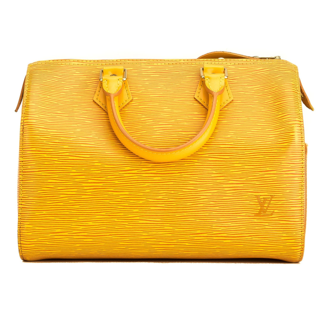 Louis Vuitton Yellow Epi Speedy 25  (4171009)