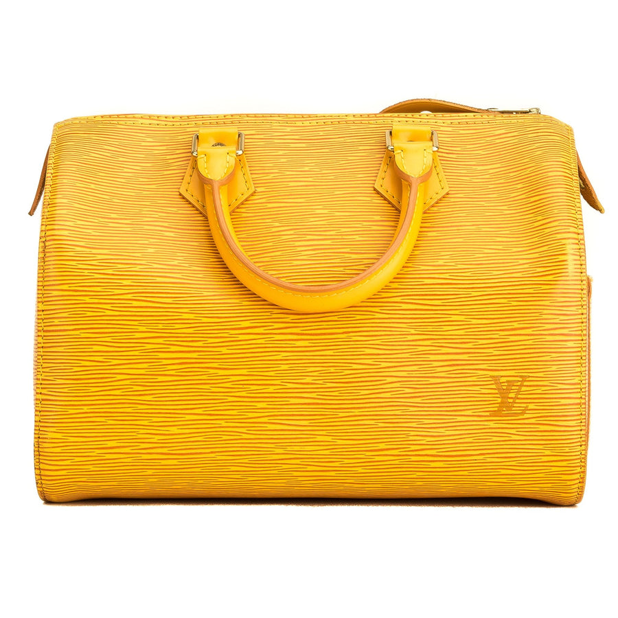 Louis Vuitton Yellow Epi Speedy 25  (4171009)