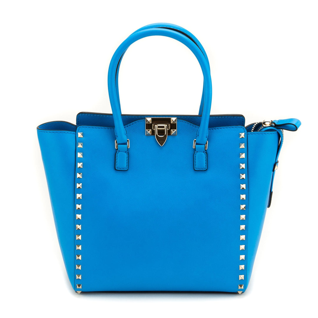 Valentino Blue Leather Tote  (Never Carried)
