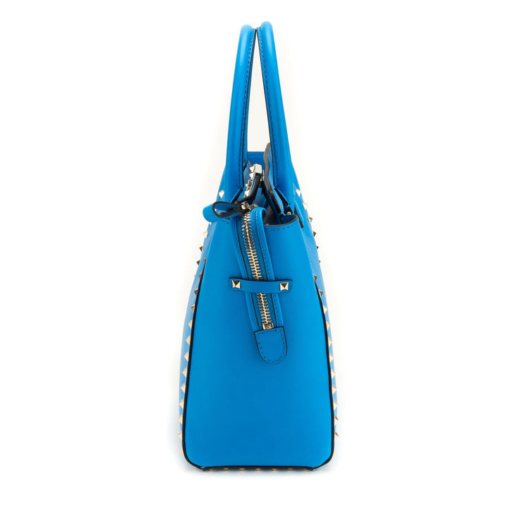Valentino Blue Leather Tote  (Never Carried)