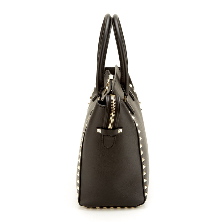Valentino Rockstud Black Leather Tote (Never Carried)