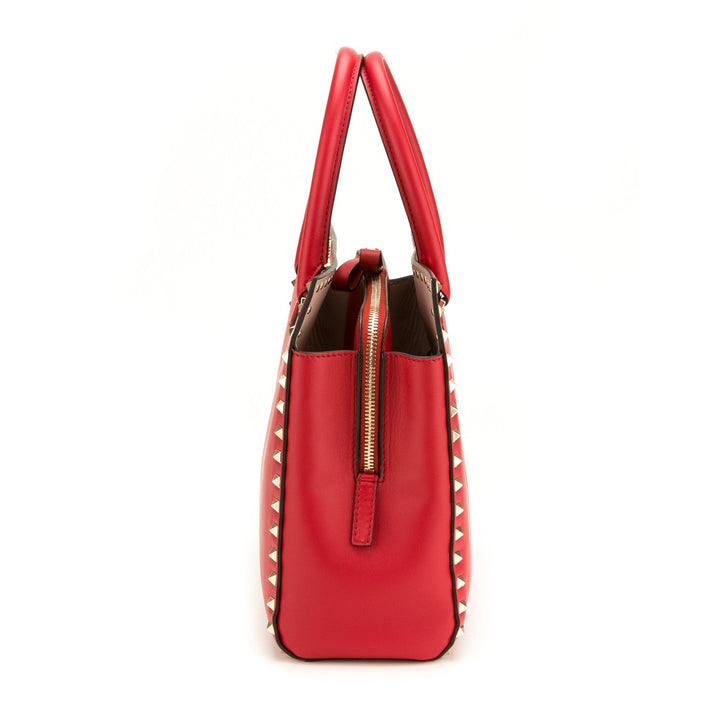 Valentino Rockstud Red Leather Tote  (Never Carried)