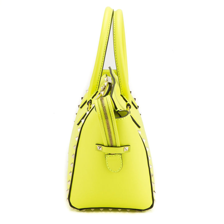 Valentino Rockstud Yellow Leather Tote  (Never Carried)