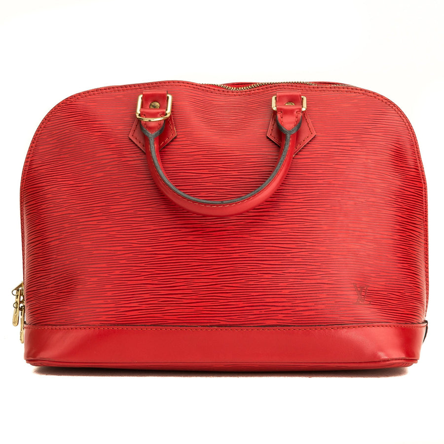Louis Vuitton Red Epi Alma (5101037)