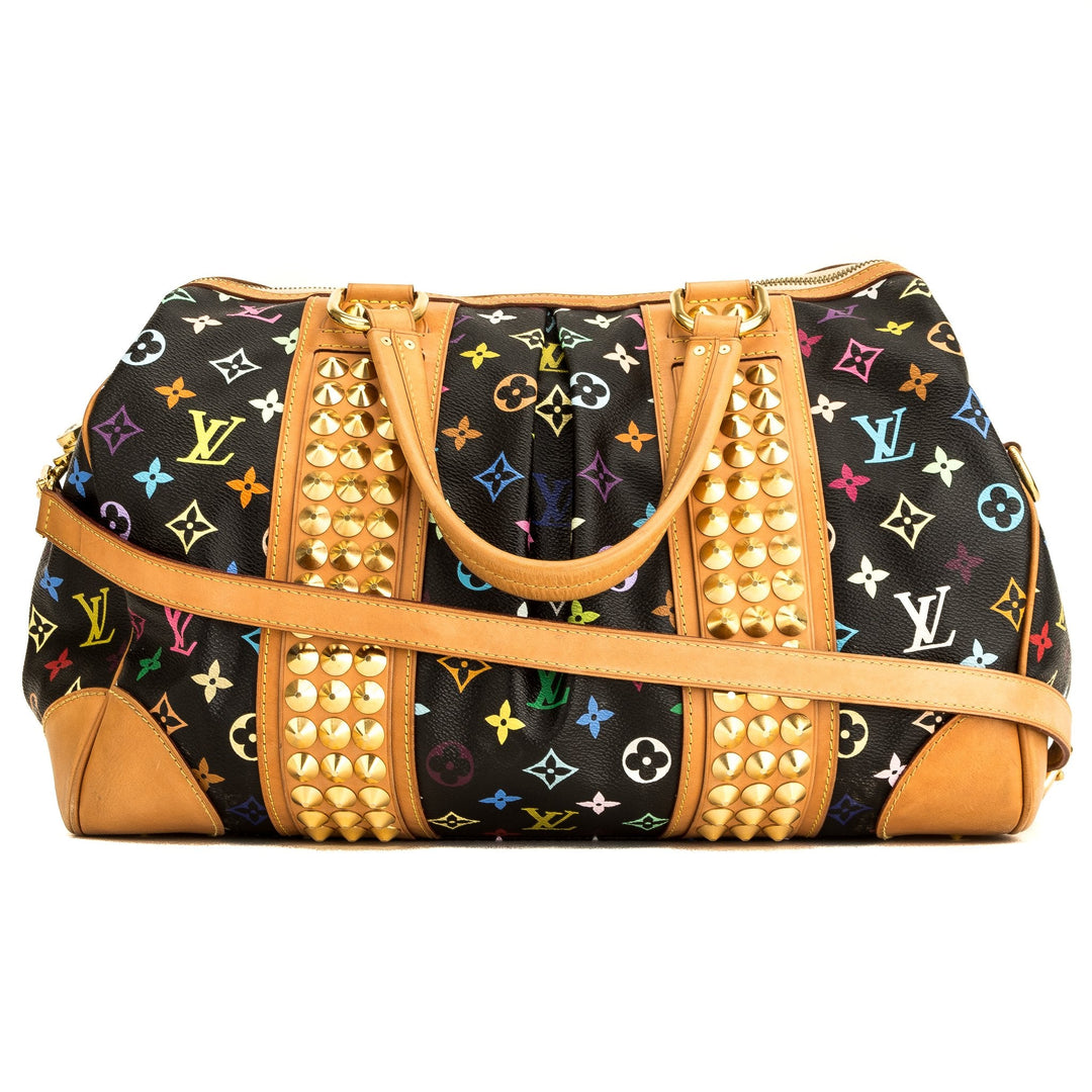 Louis Vuitton Black Multicolor Monogram Courtney GM Bag  (5101045)