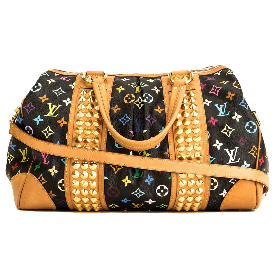 Louis Vuitton Black Multicolor Monogram Courtney GM Bag  (5101045)