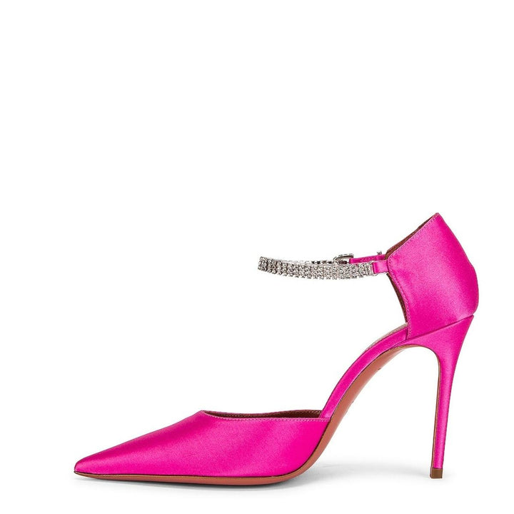 Ursina Pink Satin Pumps