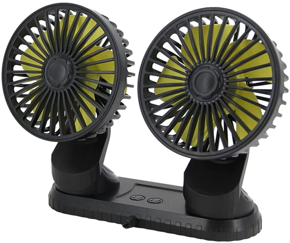 Dual Head Car Fan