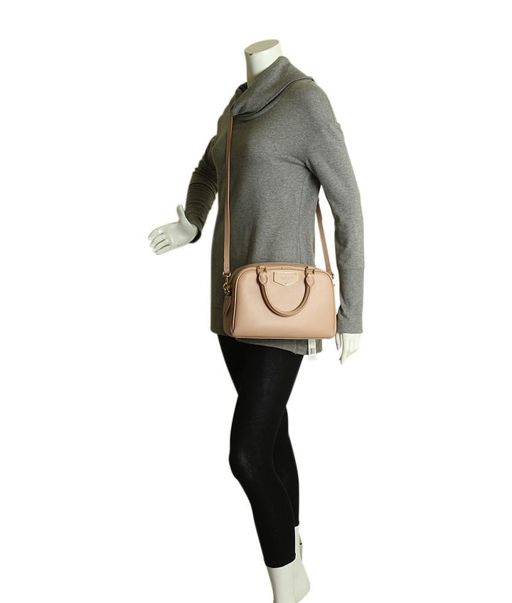 Marc Jacobs Mini Voyager Tan Leather 2- Way Bag
