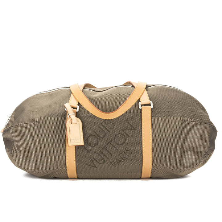 L*V Damier Geant Attaquant Terre Boston Bag (Pre Owned)