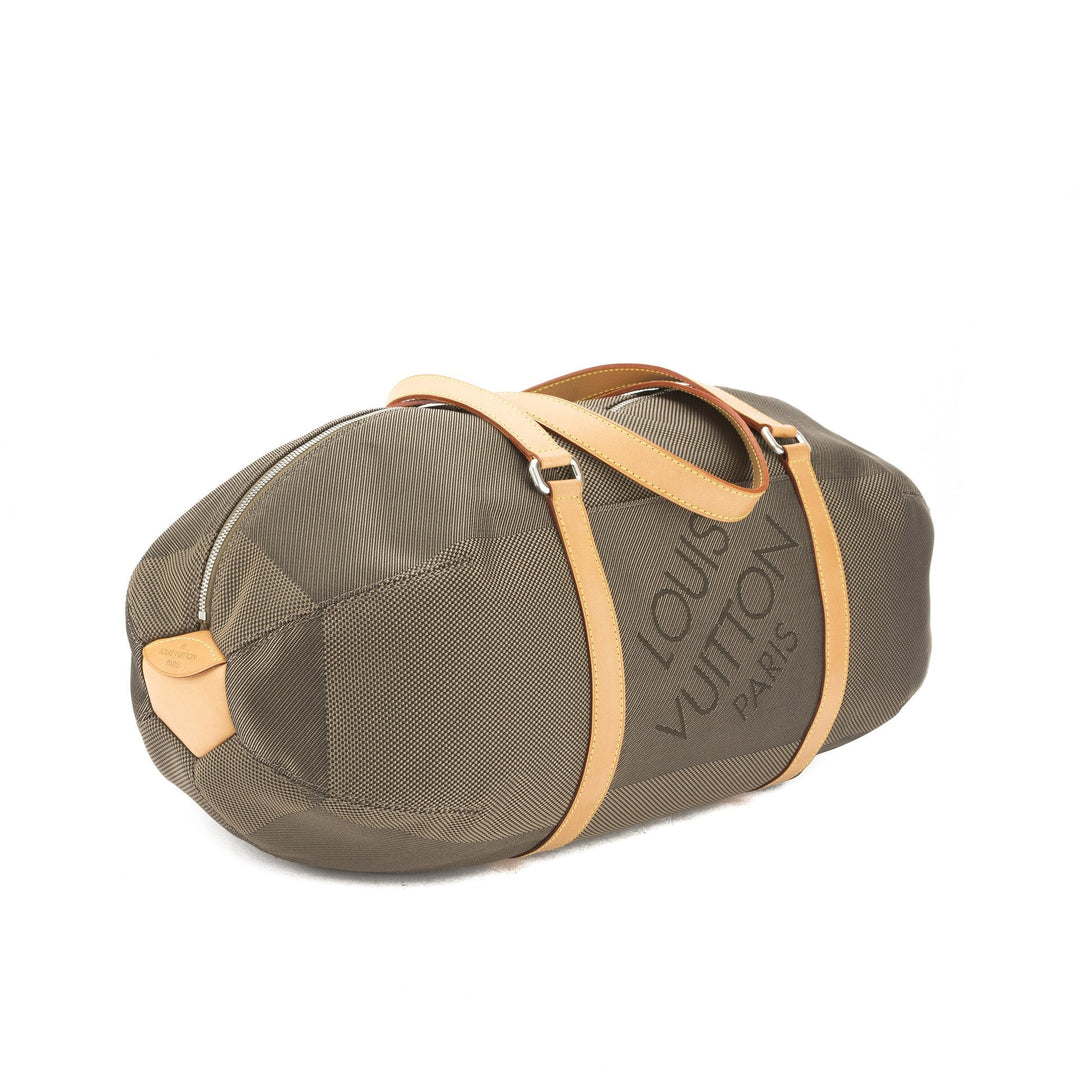 L*V Damier Geant Attaquant Terre Boston Bag (Pre Owned)