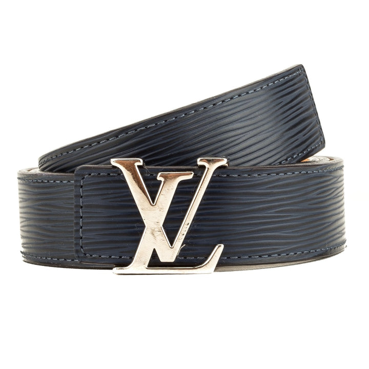 L*V Navy Blue Epi  Ceinture Belt (7000255)