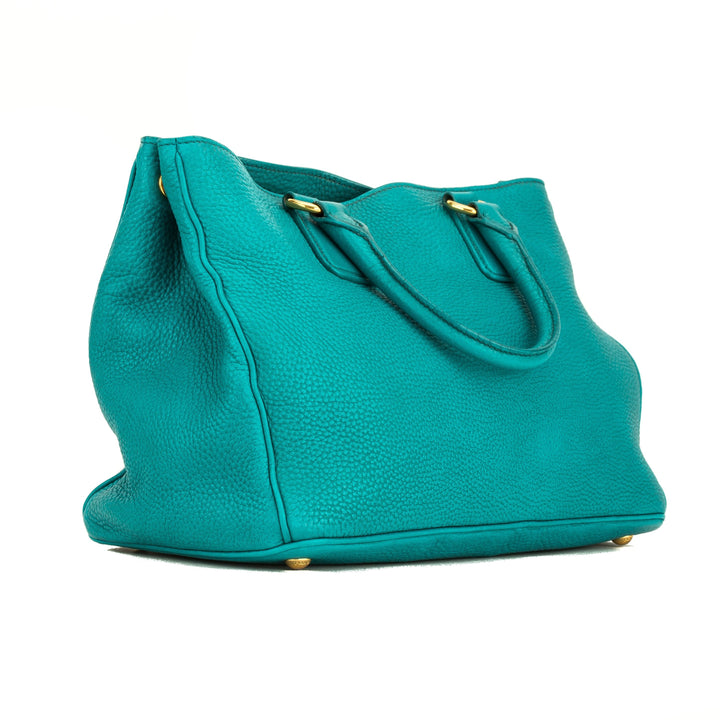 Prada Aquamarine Saffiano Tote (7000262)