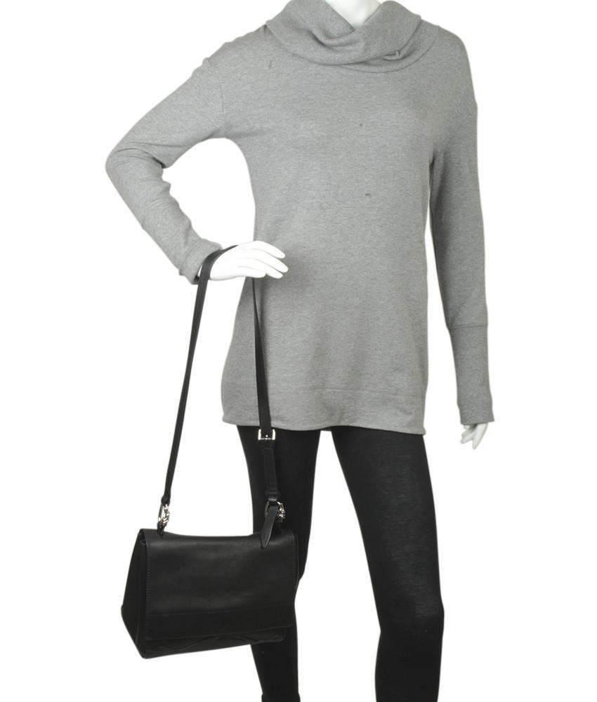 3.1 Phillip Lim AP16 Ames Patchwork Black Leather Crossbody Bag