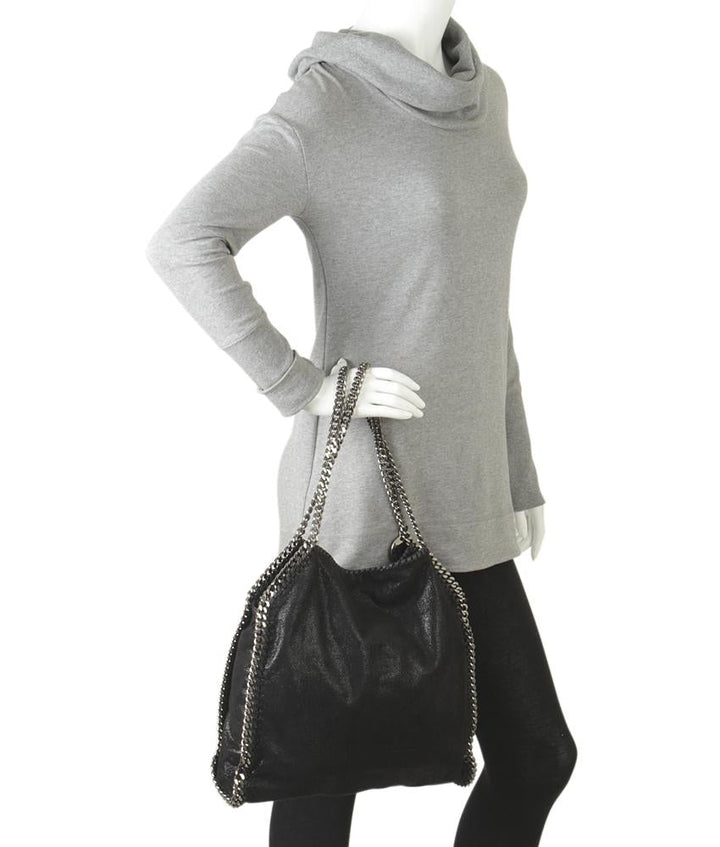Stella McCartney Falabella Black Faux Leather Shoulder Bag