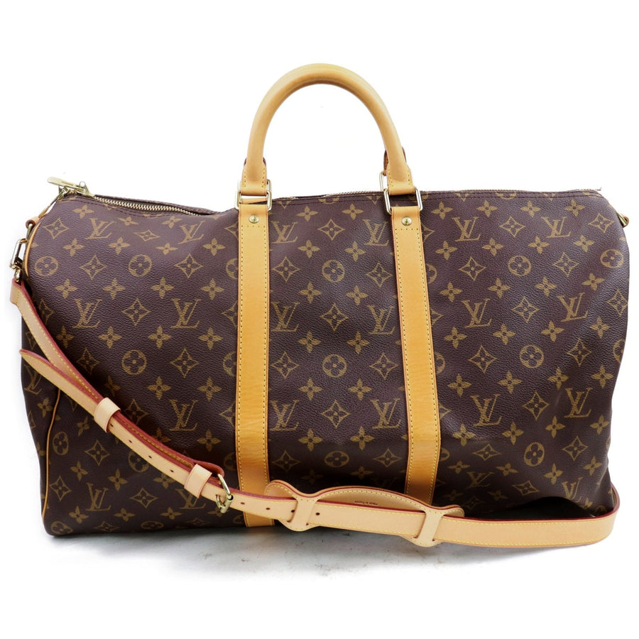 Louis Vuitton Boston Bag Keepall Bandouliere 50  (SHC7-10879)